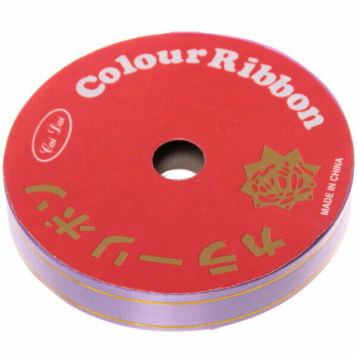 Лента «Блеск»1,6 см, 10 м, Сиреневый (пвх)