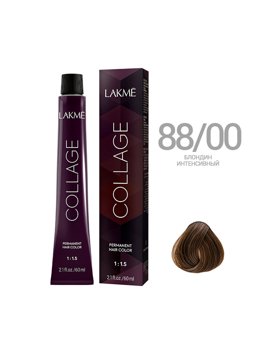 Крем-краска Lakme Collage 88/00 Блондин интенсивный
