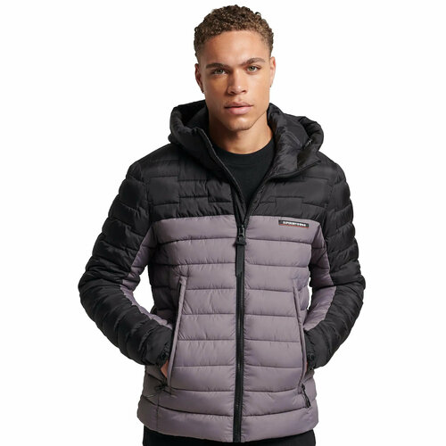 фото Ветровка superdry, размер m, серый