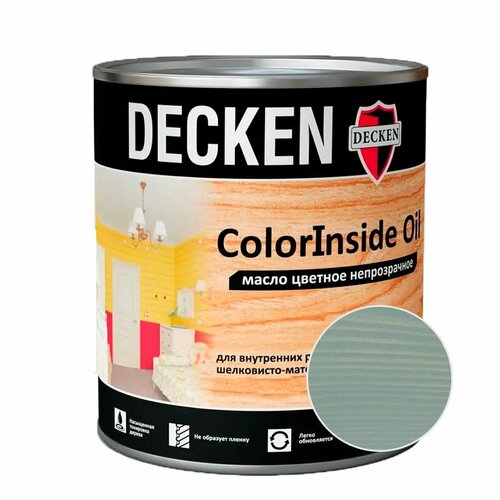 DECKEN Масло DECKEN Color Inside Oil Scandi Серый туман 0,75 л