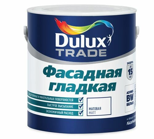 DULUX TRADE Краска Фасадная гладкая BC 225 л