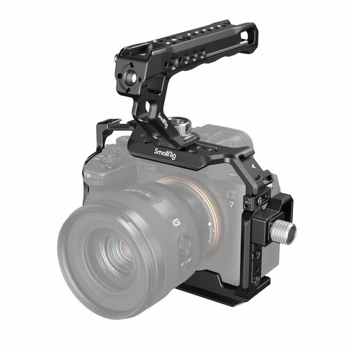 Комплект SmallRig 3668B для камеры Sony A7SIII, клетка, верхняя ручка и фиксатор кабеля верхняя ручка smallrig мини 1 4 hts2756