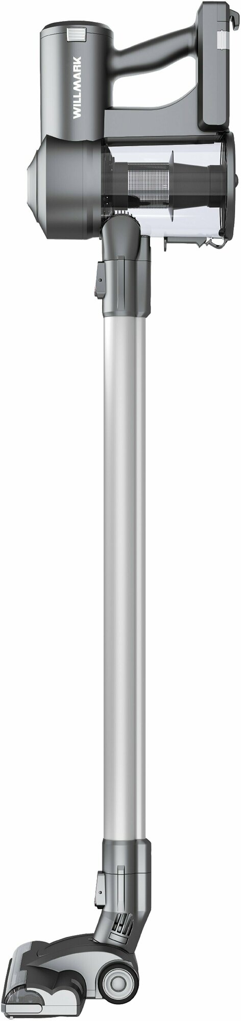 фото Пылесос беспроводной Willmark VCS-522BLDC((циклон,225W,0.6L, подствет. щетки, аккум 2200mA-h,3 реж. раб)