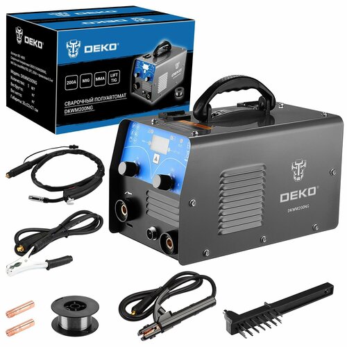Сварочный полуавтомат DEKO DKWM200NG MIG без газаMMATIG LIFT 200А проволока 05 кг 828000₽