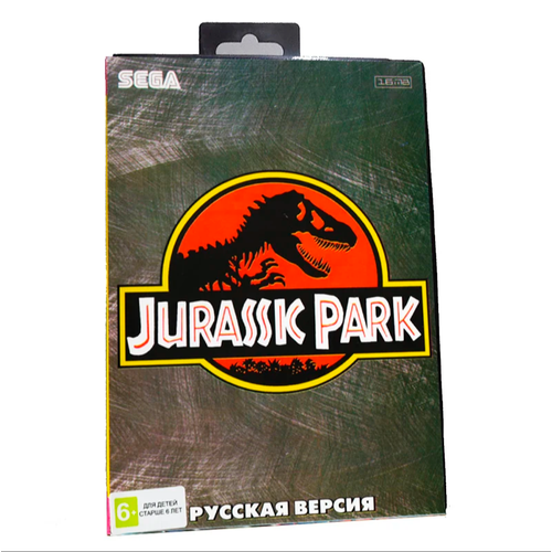 Картридж Jurassic Park Для приставки Sega Genesis Sega Mega Drive 16 bit MD