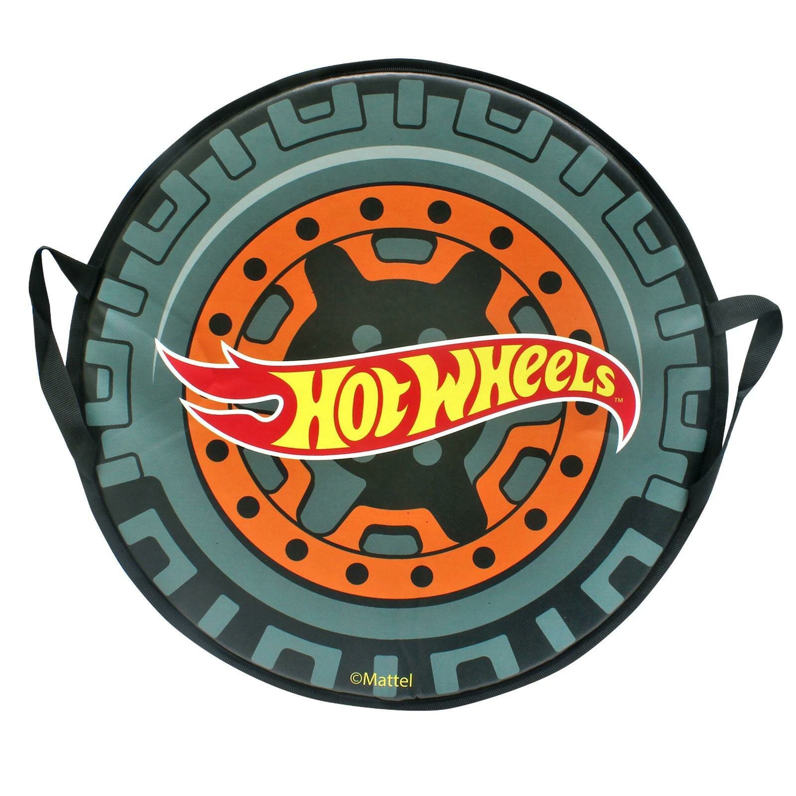 Ледянка 1 TOY Hot Wheels Т10604, диаметр: 52 см, серый/оранжевый