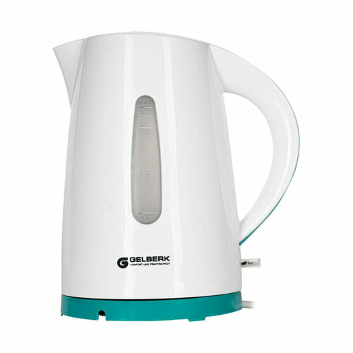Чайник GELBERK GL-462 белыйизумруд 17 л пластик 1673853 160700₽