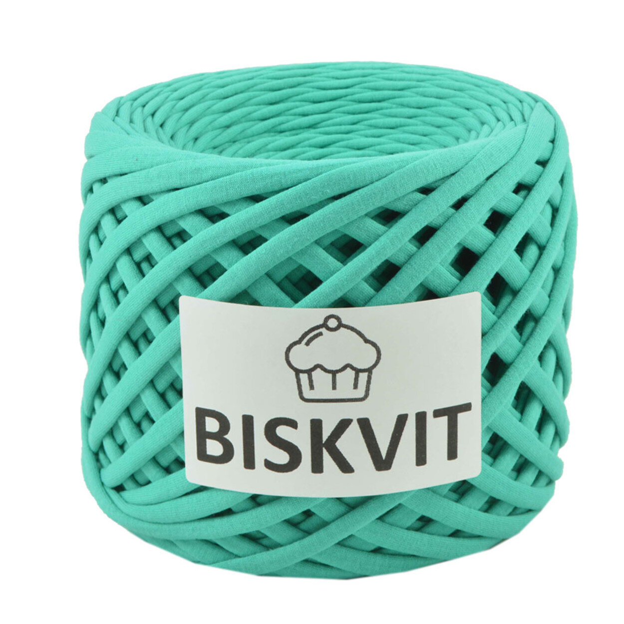 Пряжа Бисквит, Biskvit трикотажная, 330г, 100м, 100%хлопок, Ментол (234) (1 шт.)