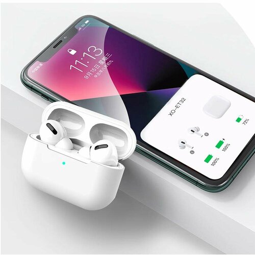 Беспроводные наушники TWS XO ET32 с активным шумоподавлением белый 133000₽