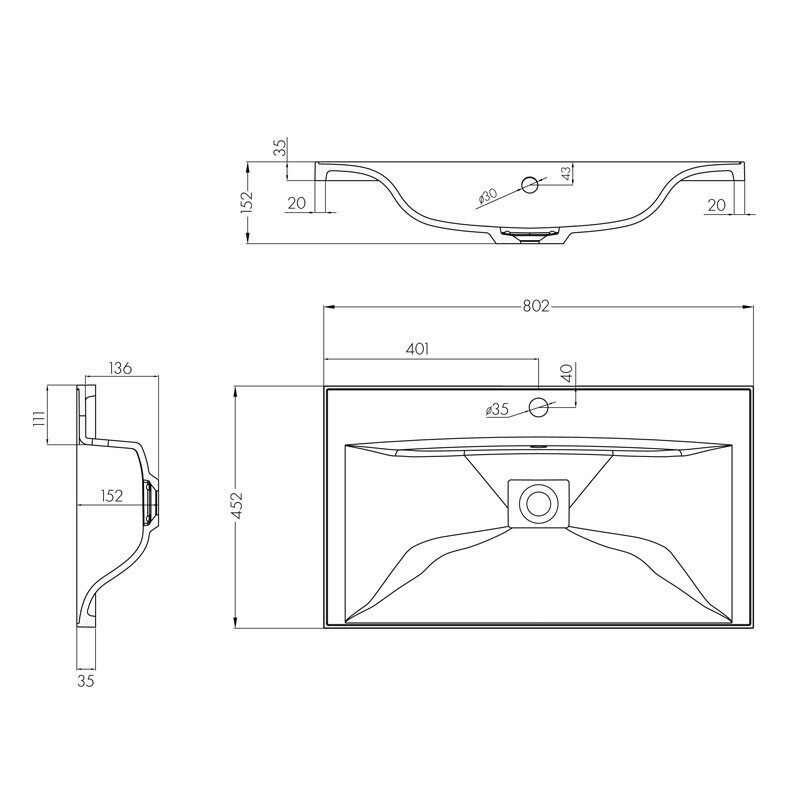 Раковина AQUATON Айрис M 800 белая 1A73263KAG010 * - фотография № 11