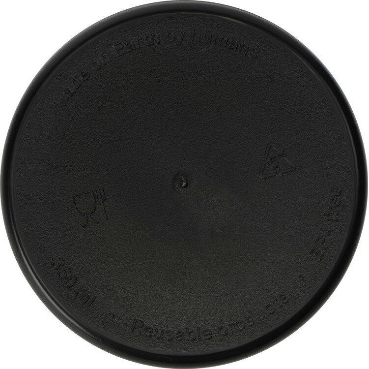 Стакан-тамблер Moment с кофейной крышкой, 350 мл, цвет черный - фотография № 8