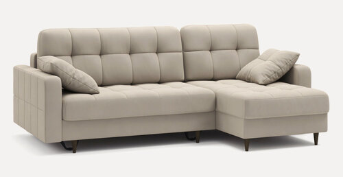 Изображение товара Угловой диван Цвет Диванов Стокгольм NEXT 233 угловой Серо-бежевый