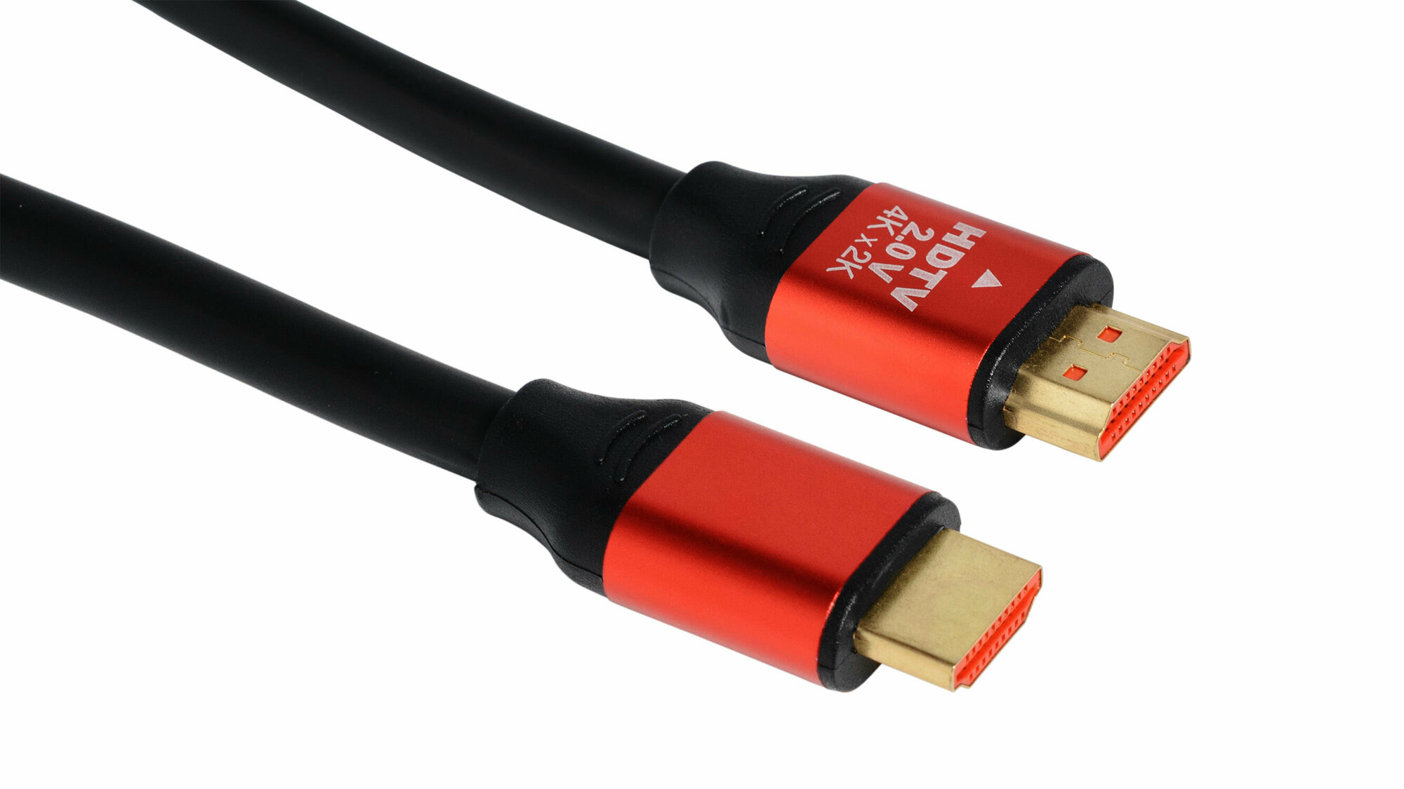 Кабель аудио видео HDMI 2.0 цифровой FullHD, 2K, 4K / 1,8 метра / черно-красный