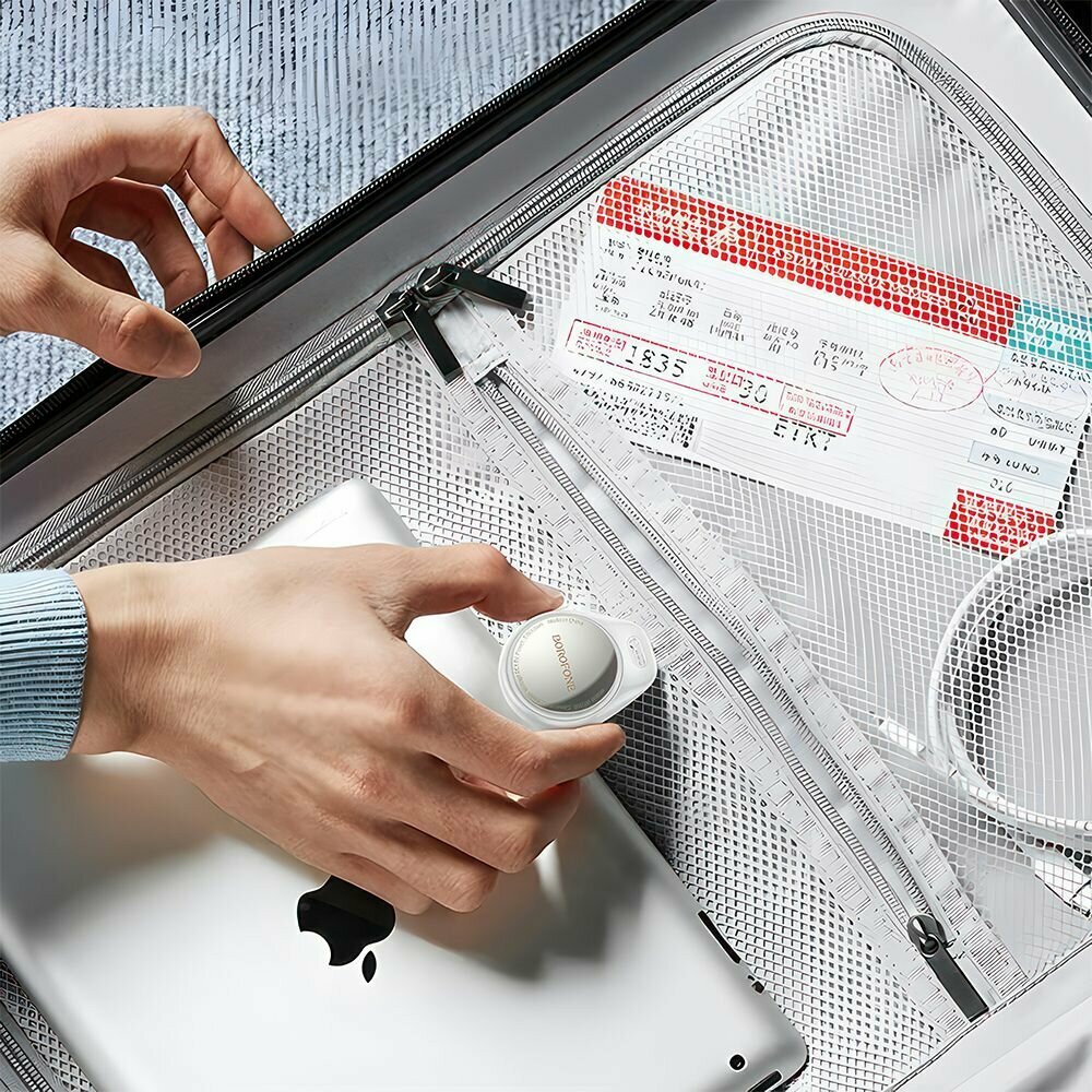 GPS-Трекер BOROFONE BC100 Ingenioso для iPhone (белый) — фото 1