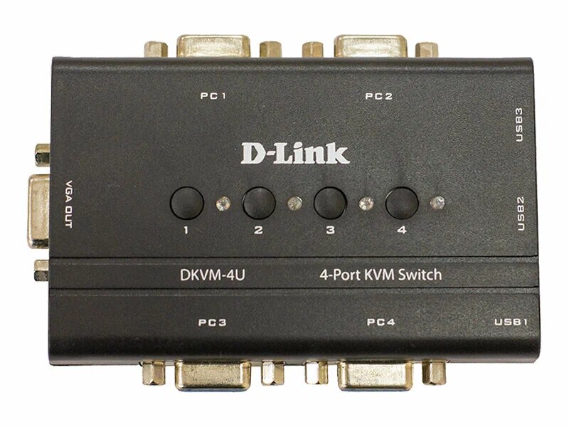 KVM-переключатель D-Link DKVM-4U/С