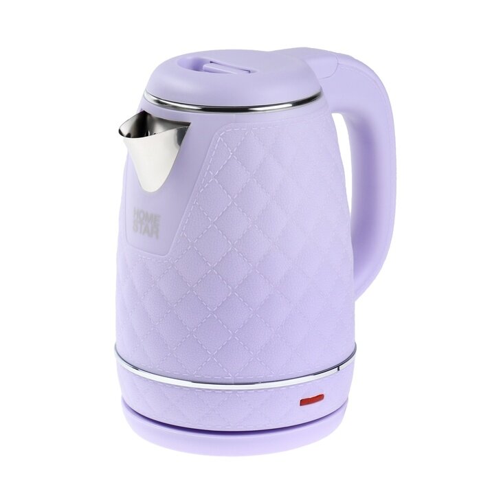 фото Чайник электрический Homestar HS-1007, пластик, колба металл, 1.7 л, 1500 Вт, фиолетовый
