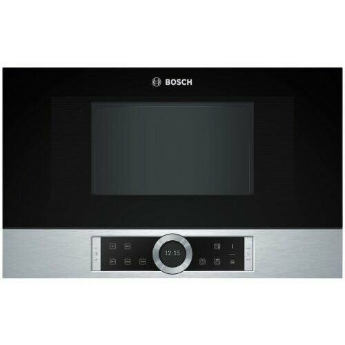Микроволновая печь BOSCH bfl634gs1, серебристый