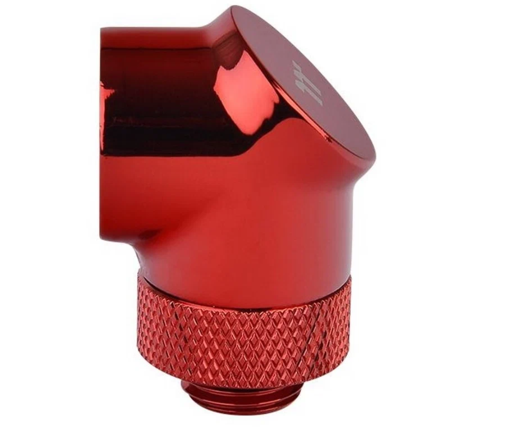 Жидкостная система охлаждения Thermaltake Pacific G1/4 90 Degree Adapter [CL-W052-CU00RE-A] - Red/DIY LCS/Fitting/2 Pack