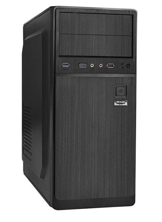 Корпус для компьютера Exegate XP-402U2 ATX (EX287140RUS), без БП, black