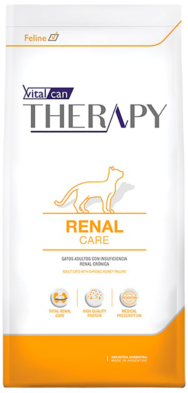 Корм Vitalcan Therapy Feline Renal Care для кошек с хронической болезнью почек, 2 кг