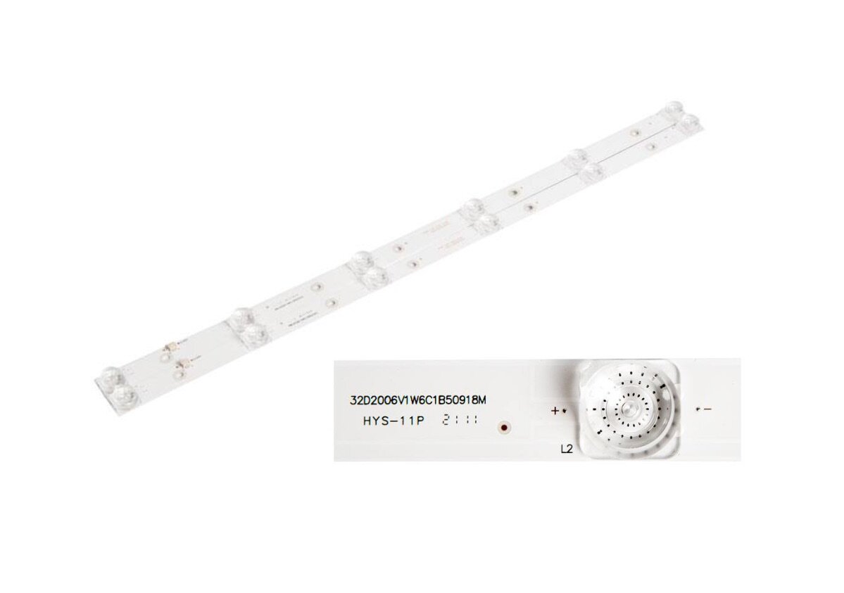LED backlight / Светодиодная подсветка для телевизоров 32", CC02320D510V06, MS-L2027 (комплект, 2 шт)