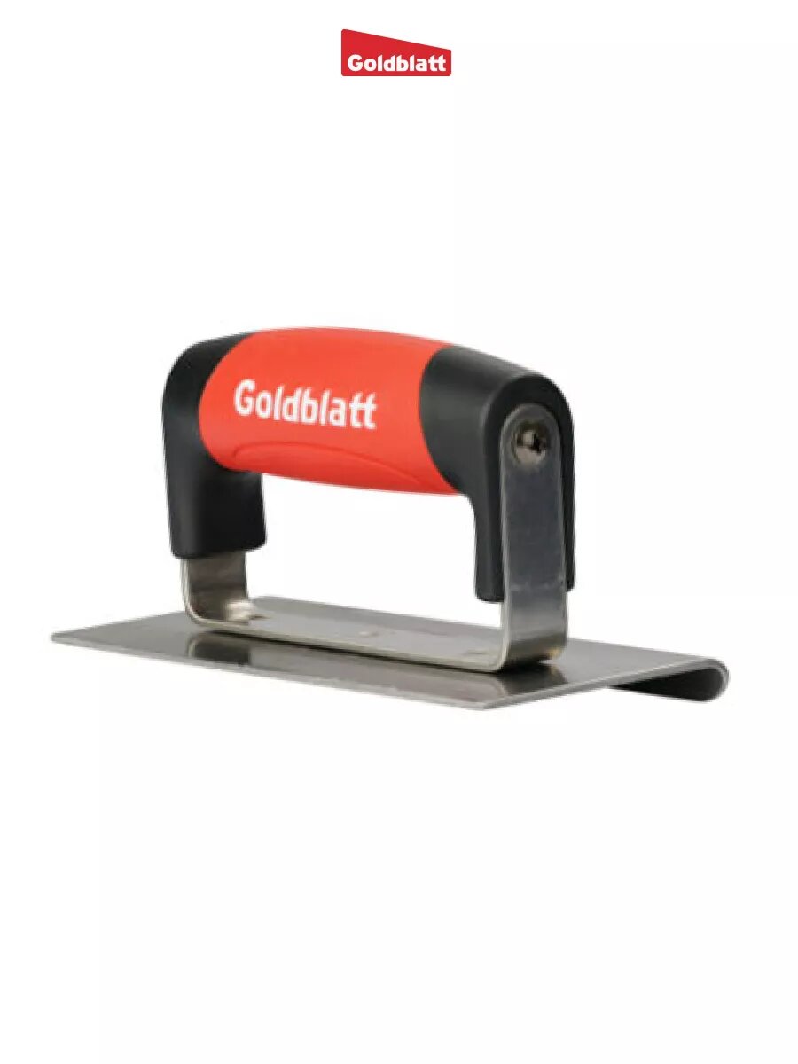 Кельма с радиусным загибом GOLDBLATT G16130, нержавеющая сталь, 150x75 мм — фото 1