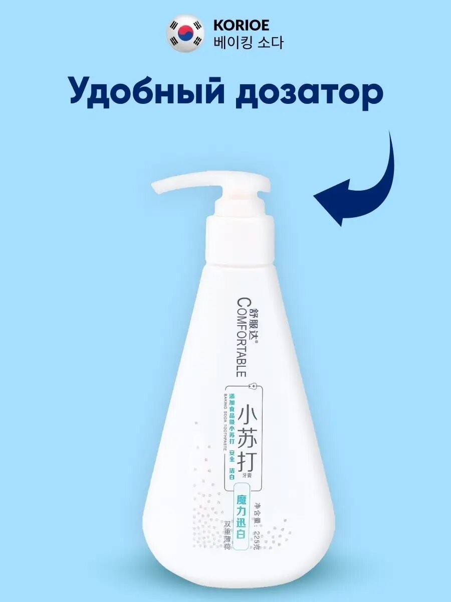 Зубная паста отбеливающая с дозатором — фото 1