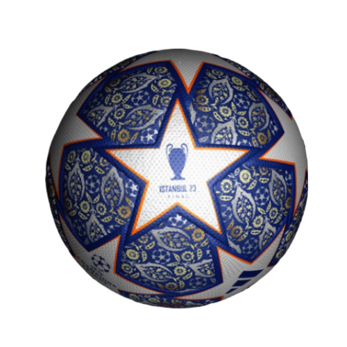 Мяч футбол реплика лига чемпионов 5 раз 5 слоев 450 гр CX-0067