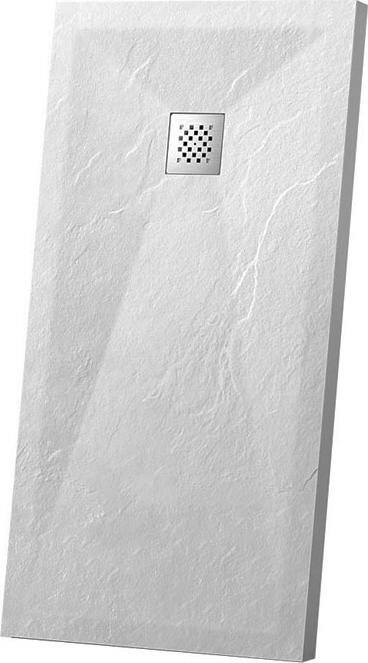 фото Душевой поддон из искусственного камня Vincea 110x80 VST-4SR8011W, белый матовый