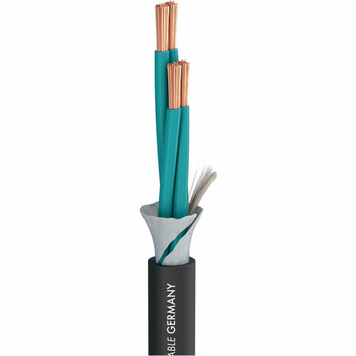 Кабель акустический с катушки Bi-Wire Sommer Cable 490-0051-425 Elephant SPM425 Black, 1 м