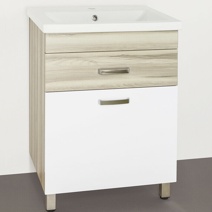 фото Тумба под раковину Style line Ориноко 60 белая (4650134471816)