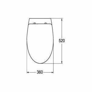 Сиденье для унитаза дюропласт Sirius Vidima W301401