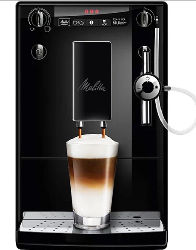 Кофемашина Melitta Caffeo Solo & Perfect Milk черный E957-201