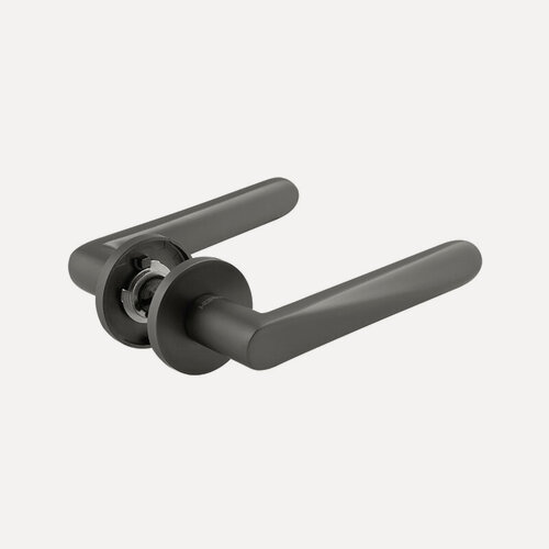 Изображение товара Ручка дверная Slim 136А графит для межкомнатных дверей, современный дизайн