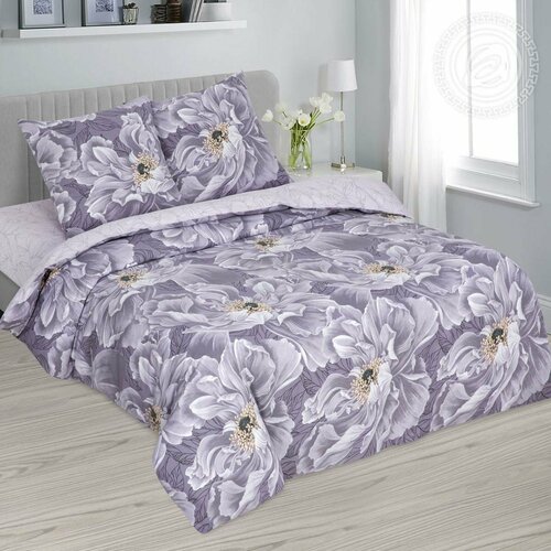 Постельное бельё/1.5 спальный/простыня 150х215/пододеяльник 145х215/наволочки 70х70/поплин/Арт Постель