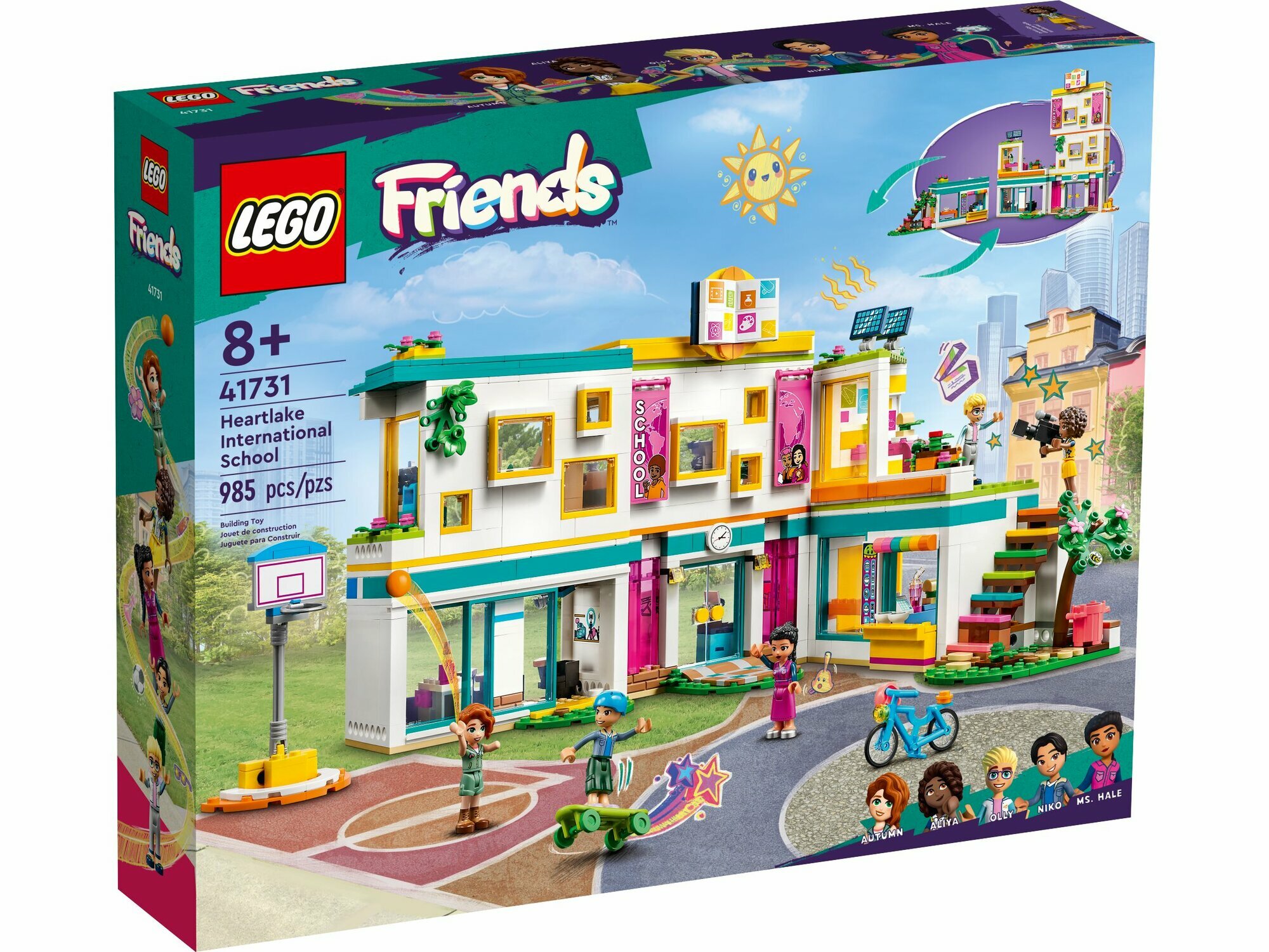 Конструктор LEGO Friends 41731 Международная школа Хартлейк, 985 дет.