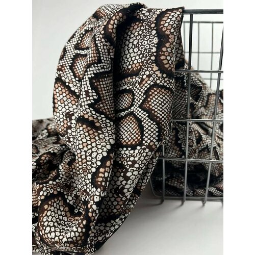 Штапель ткань змеиный принт 588₽