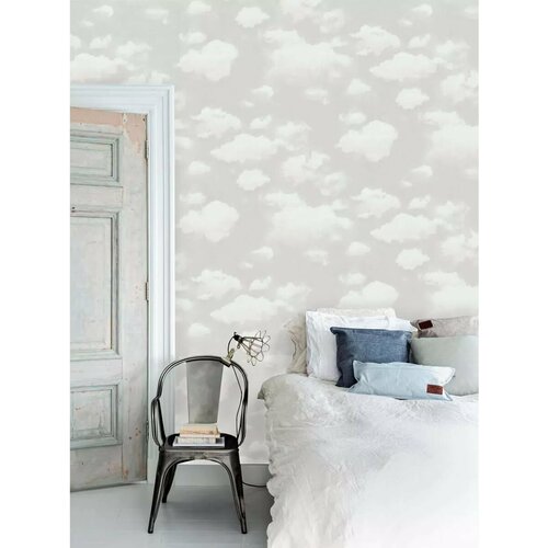 Обои бумажные серого цвета