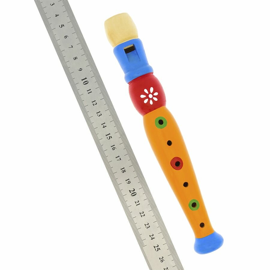 Дудочка из дерева (оранжевая) — фото 1