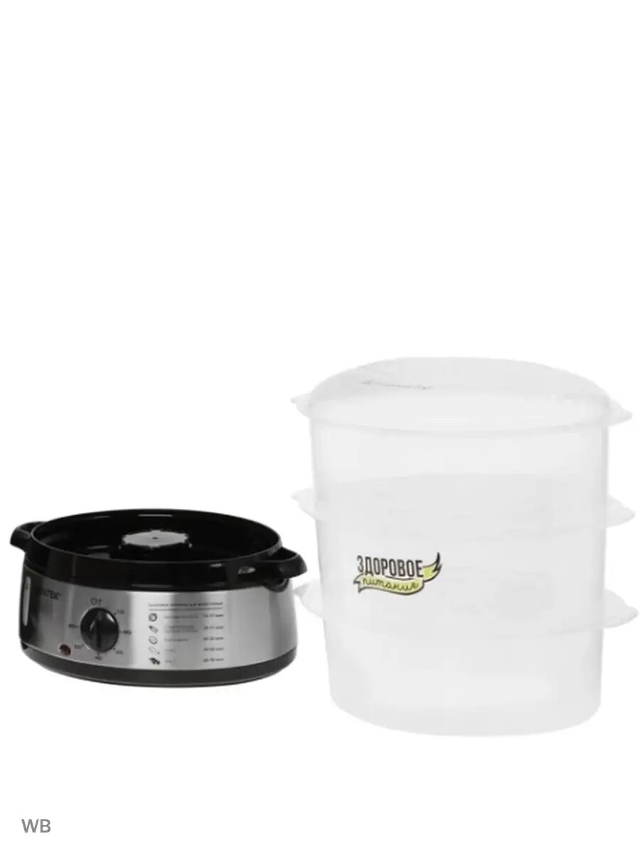 Пароварка Centek CT-1457 9л 800Вт — фото 1