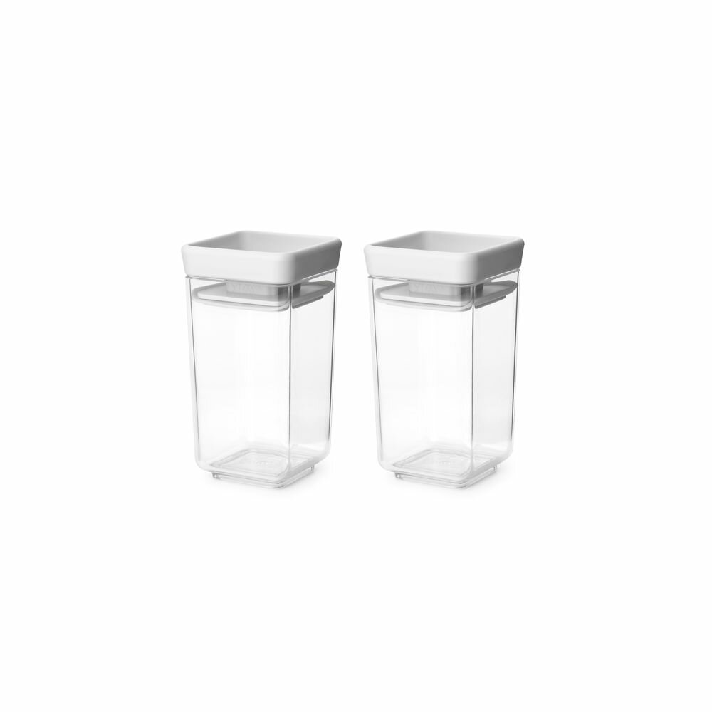 Набор модульных контейнеров Brabantia "Tasty+" 150мл 2шт светло-серый 230585