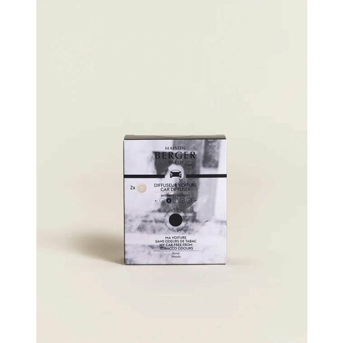 Сменные блоки для автомобильного ароматизатора Maison Berger Tabacco Odours с древесным ароматом 2200₽