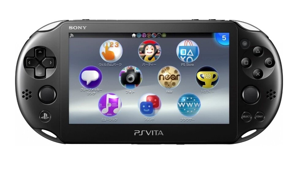 Уценка! Портативная приставка PS Vita Slim черного цвета
