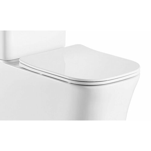 Крышка-сиденье для унитаза Ceruttispa Marmolada Marmolada Aria CT8161 Белая с микролифтом 6375₽