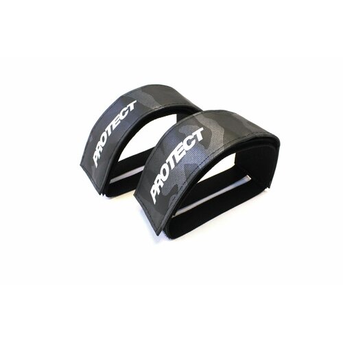Стрепы для педалей велосипеда 2 штуки р-р 485х5 см цвет серый принт PROTECT 1237₽