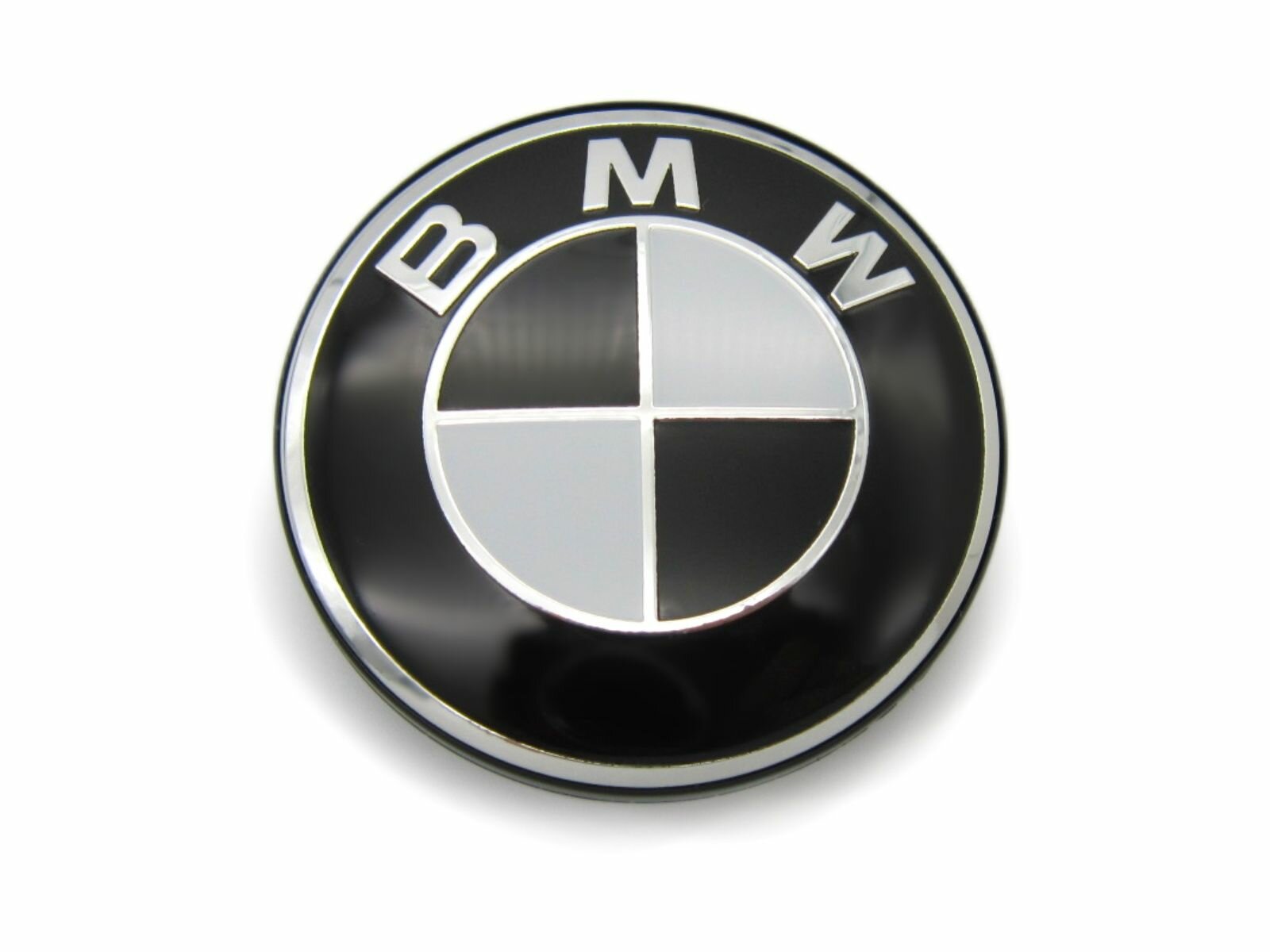 Колпачок, заглушка для литого диска КиК BMW black&white 62/55/10 мм, 1 шт.