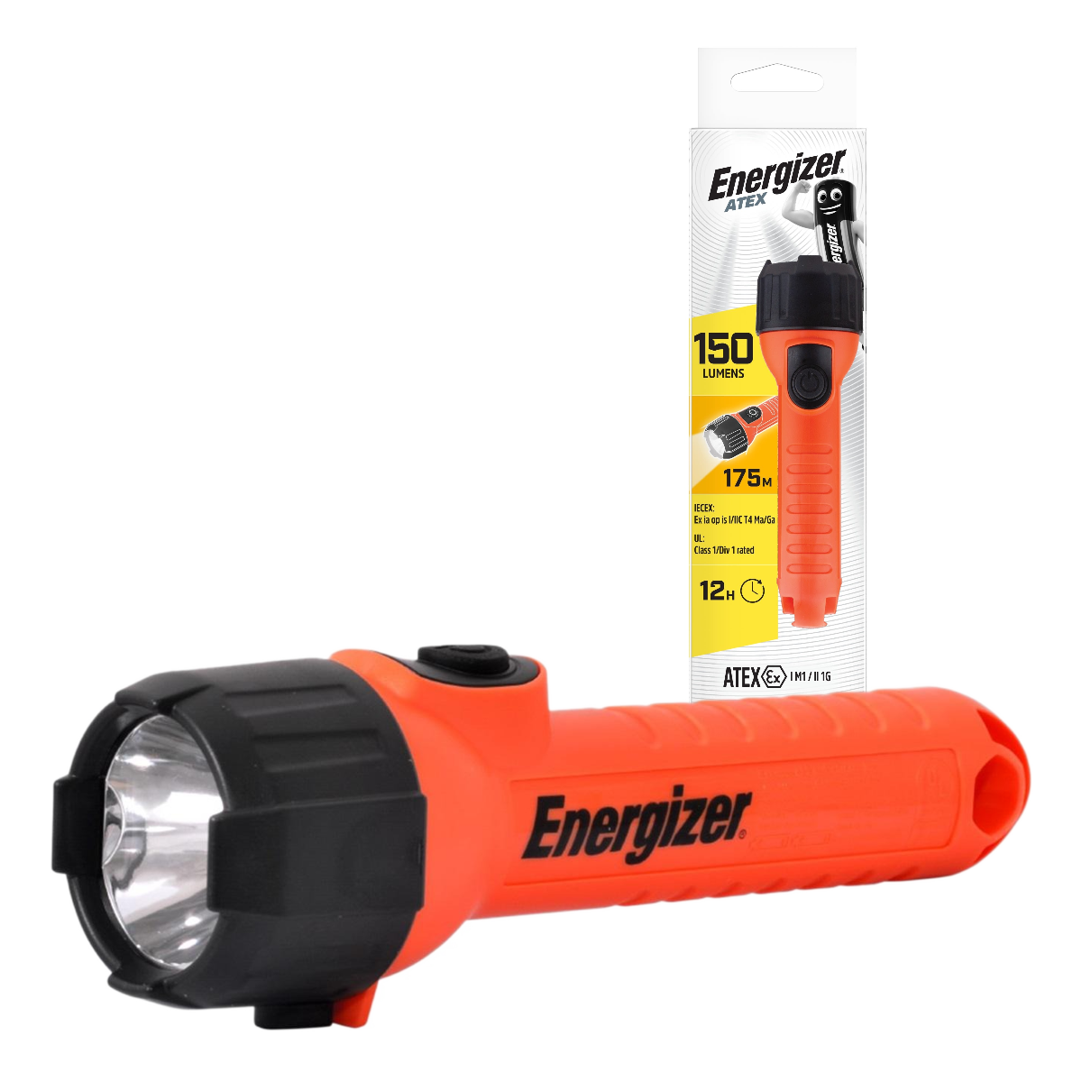 Фонарь ручной светодиодный Energizer ATEX 2 x AA