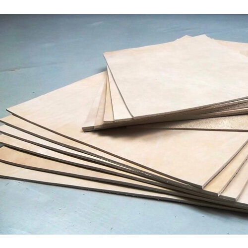 Кожа натуральная растительного дубления премиум, лист А4 (толщина 3,2-3,5 мм)