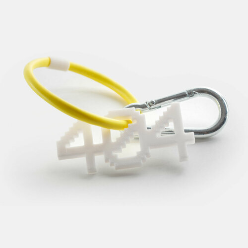 Брелок Яндекс гладкая фактура белый 1990₽