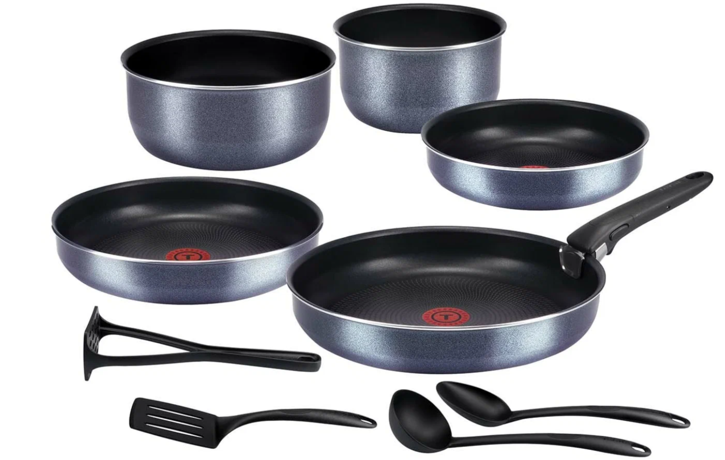Набор посуды (антипригарное покрытие) Tefal Ingenio Twinkle 10 предметов (04180860)